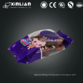 custom printed flat bottom plastic food packaging for jujube packaging